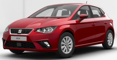 Free car leasing quotation on the Seat Ibiza