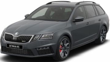 Skoda Octavia VRS in Grey car leasing