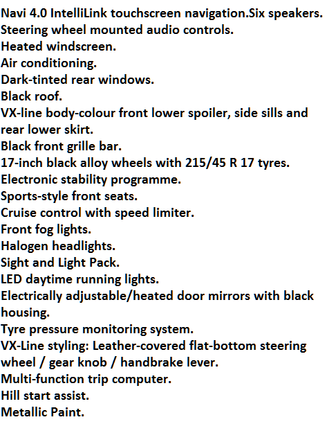 Vauxhall Corsa VX Line